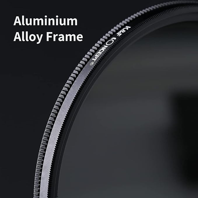 K&F CONCEPT 77mm Variable ND2-ND400 ND Lens Filter - Image 6