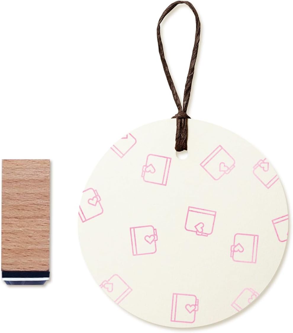 Journal Rubber Stamp, 3/5 Inch Small Mini Stamp for Scrapbooking Card Making Planner