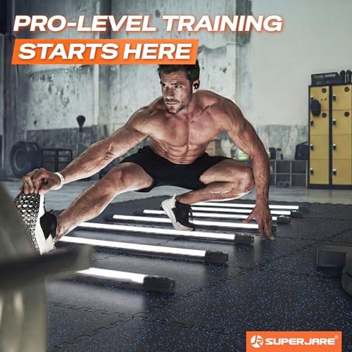 SUPERJARE 0.56'' Thick 192 Sq Ft Rubber Top Gym Flooring - Image 2