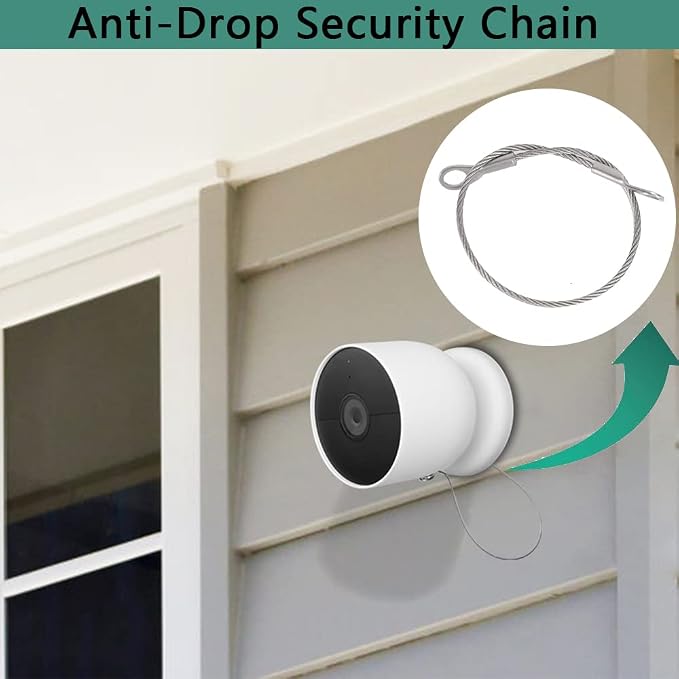 4 Pack Anti Theft Security Chain, Anti Drop Camera Mount Compatible - Image 6