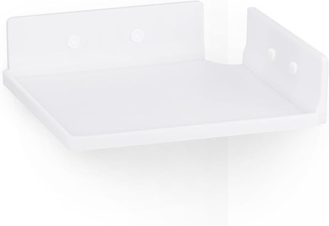 9" Small Corner Shelf Mount, Adhesive & Screw in, - Image 9
