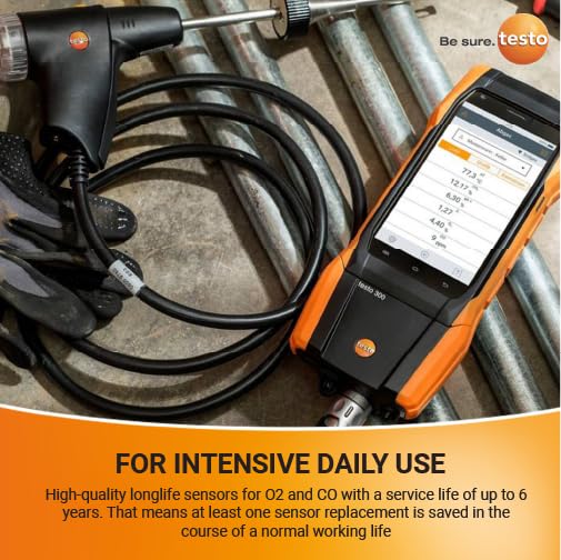 testo 300 Combustion Analyzer HVAC Kit - Image 3