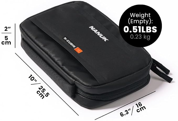 NANUK N-Cubik T1 Camera Bag Insert – Compact Water-Resistant Pouch – Shockproof - Image 3