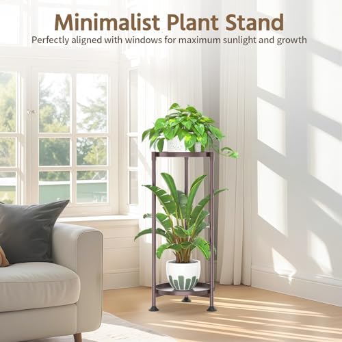 LASZOLA Metal Plant Stand Indoor Tall - Image 2