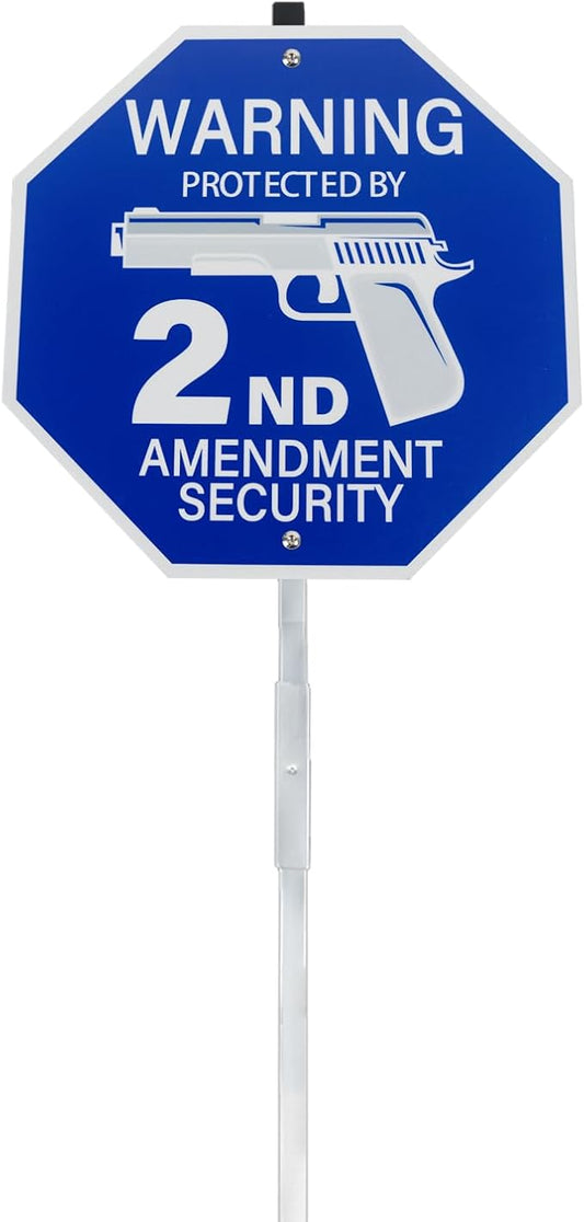 Protected by 2nd Amendment Security Sign by AzReference
