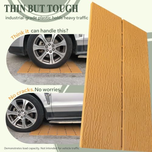 Plastic Interlocking Deck Tiles, Outdoor Patio Flooring 22 sq ft - Image 5