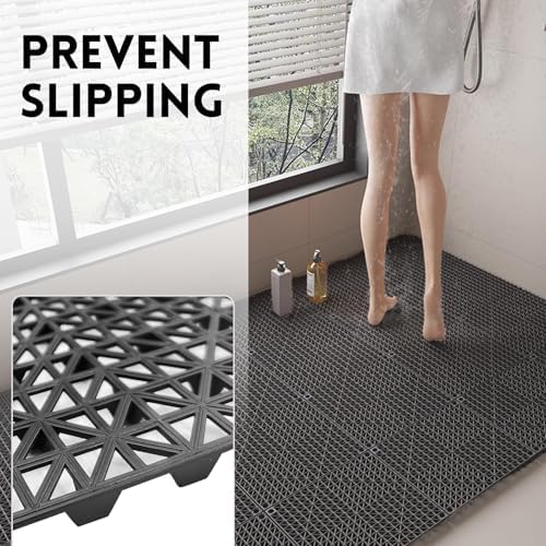 RITOLLO Modular Interlocking Cushion Drainage Floor Tiles - Image 6