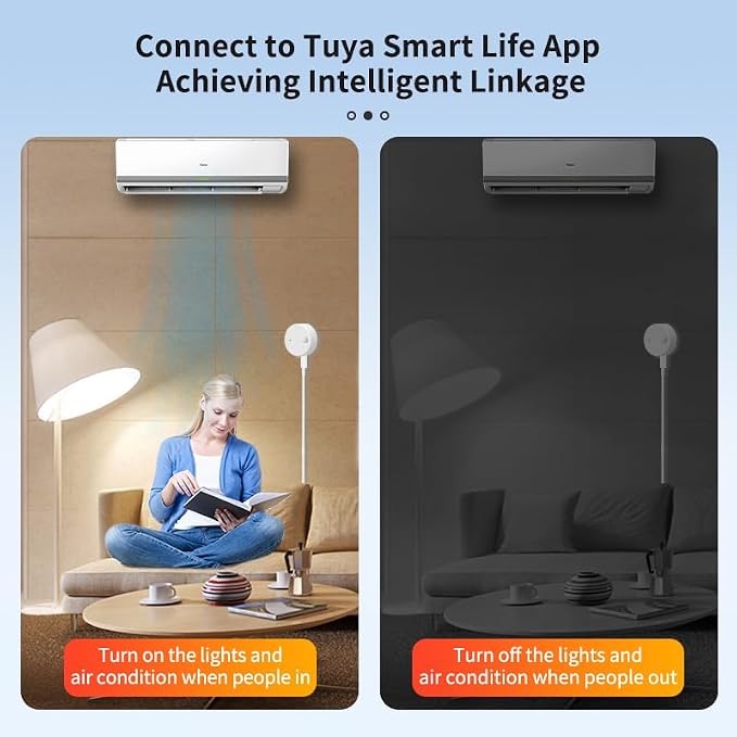 2pcs/lot XiuMii Smart Human Presence Motion Sensor, Tuya Smart Life App Control - Image 4