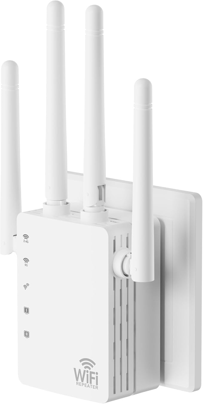 WiFi Extender, Dual Band WiFi Booster by BREGINELLC