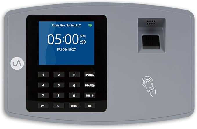 uAttend BN6500 Biometric Fingerprint Time Clock System by uAttend