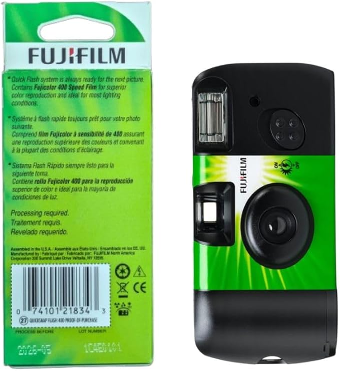 Fujifilm QuickSnap Flash 400 One Time Use 35mm Camera - Image 5