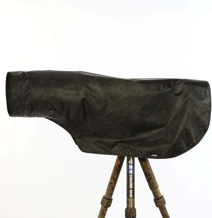 CHASING BIRDS Camouflage Waterproof Opaque Anti-UV Rain Covers Raincoat by CHASINGBIRDS