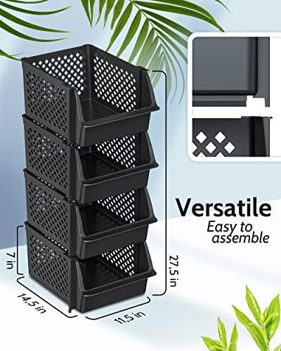 Skywin Stackable Storage Bins Open Front - Image 2