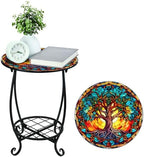 Cinnvoice Outdoor Side Table Small End Patio Porch Table - Image 5