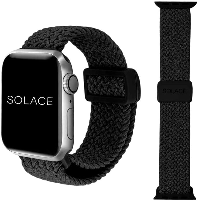 Solace Bands Imperium Adapt Wide Adjustable Nylon Braided Watch Band by SolaceBand