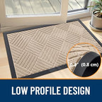 OLANLY Front Door Mat Outside Entrance 47x32, Waterproof Heavy-Duty Doormat - Image 5
