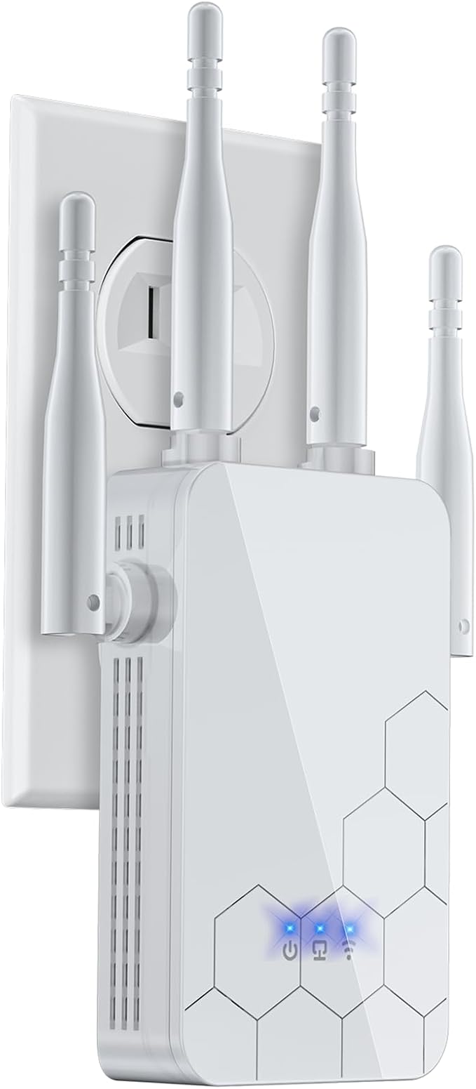 WiFi Extender Internet Booster, Long Range Repeater Wireless Routers Amplifier by Cyseed-360%C2%B0WIFISignal-Getyourhappinessback