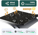 SUNICO Outdoor Table Covers Waterproof Square 36x36x6in - Image 4