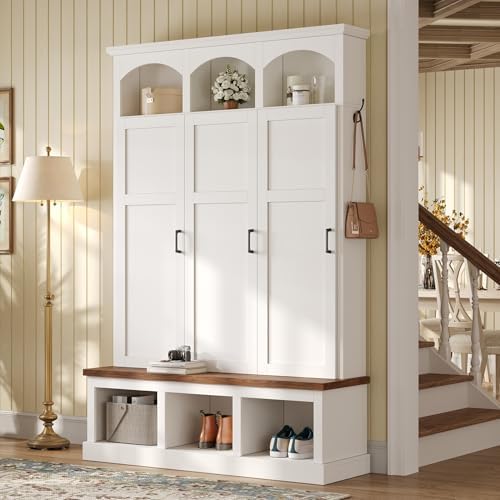 Quarte Farmhouse Hall Tree by Quarte