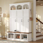Quarte Farmhouse Hall Tree by Quarte