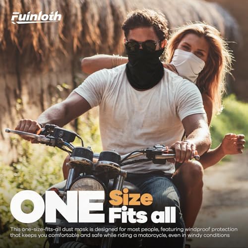 Fuinloth Neck Gaiter, 6 Pack Cooling UV Protection Bandana Face Mask Gator - Image 4