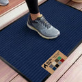 GORILLA GRIP Traffic Guard Indoor Outdoor Heavy Duty Door Mat, 35x23 Blue by GorillaGrip