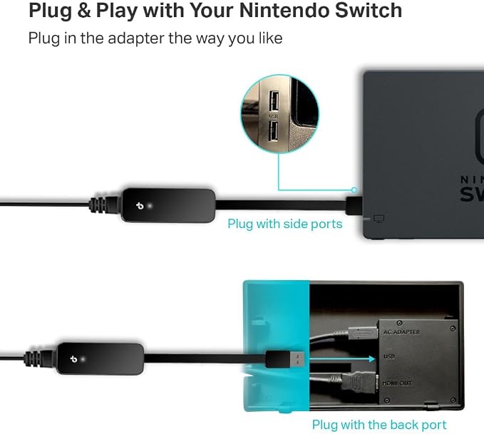 TP-Link USB to Ethernet Adapter, Supports Nintendo Switch, 1Gbps Gigabit RJ45 - Image 5