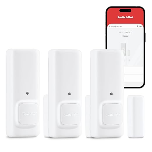 SwitchBot Door Alarm Contact Sensor- Smart Home Security Wireless Window Alarm by SwitchBot