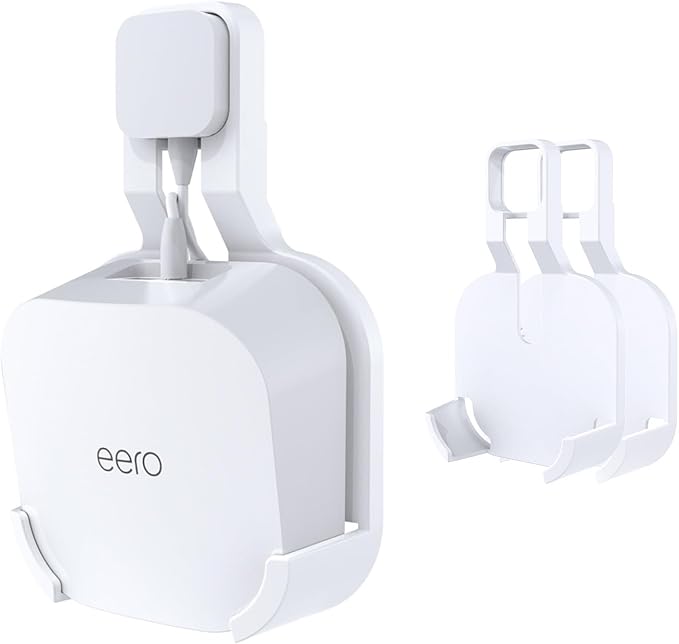 Outlet Wall Mount for eero 7, No-Drill Plug Adapter by ARSUNOVO