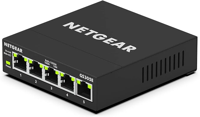 NETGEAR 5-Port Gigabit Ethernet Easy Smart Managed Essentials Switch GS305E - Image 2