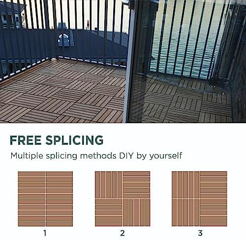 Idzo Interlocking Deck Tiles 9.6 SQFT - Image 6