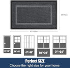Large Front Door Mat Outside Entrance Indoor Doormat, Outdoor Door Mats - Image 2