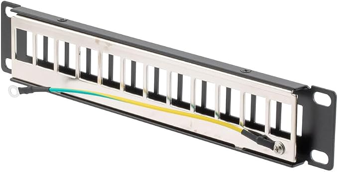 NavePoint 10 Inch Wide 12-Port Modular Patch Panel - Image 5