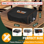 Griddle Cover for Blackstone 17" Tabletop Gas Grill Without Hood, Cover Only - Image 2