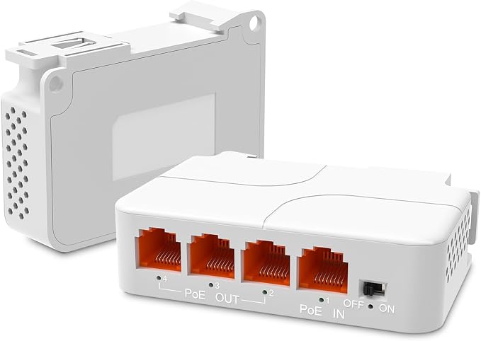 YuanLey 4 Port 2.5G PoE Extender by YuanLey