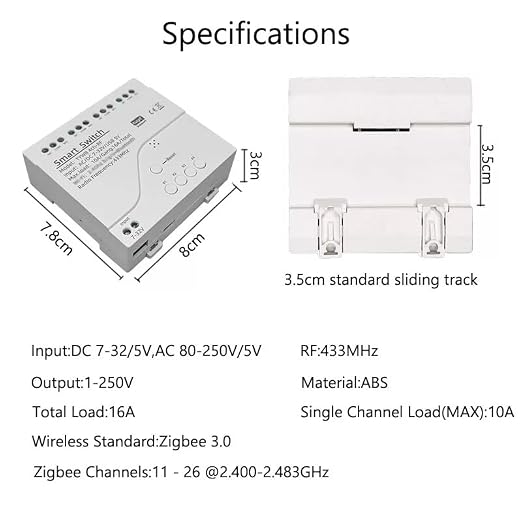 4 Channel 12V ZigBee Relay Switch - Image 8