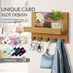 HONJIN Farmhouse Wall Key Holder - Image 2