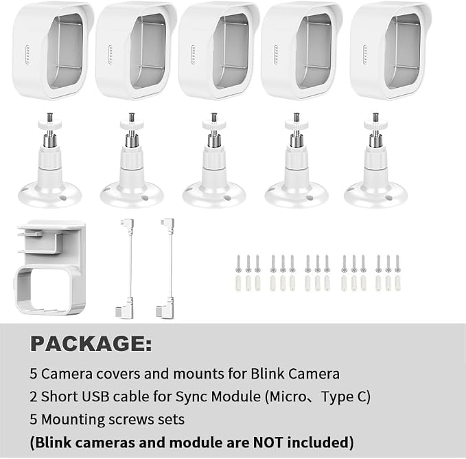 All-New Blink Outdoor Camera Wall Mount, 360° Adjustable Mount and Weather - Image 7