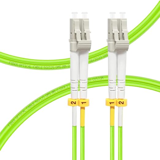 FLYPROFiber- 0.5M OM5 LC to LC Fiber Patch Cable, Length Options: 0.2m-20m by FLYPROFiber