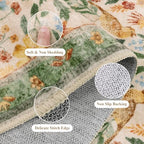 HEBE Boho Kitchen Rugs Set of 3, Non Slip Washable Kitchen Mats - Image 5