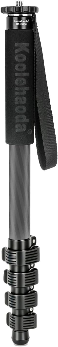 Koolehaoda 65" Camera Monopod Stand, Carbon Fiber Photography Monopod Portable by Koolehaoda