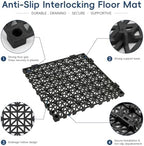 Interlocking Drainage Tiles 24PCS Modular Interlocking Cushion 12" x 12" - Image 4