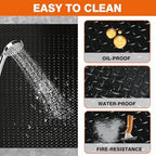 No Curled Edges 65"*40" Under Grill Mats - Image 7