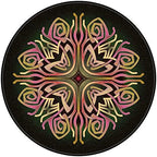 Chair Mat for Hardwood Floor Anti-Slip Floor Protector Round Gaming Computer - Image 2