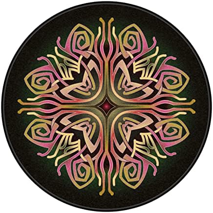 Chair Mat for Hardwood Floor Anti-Slip Floor Protector Round Gaming Computer - Image 2