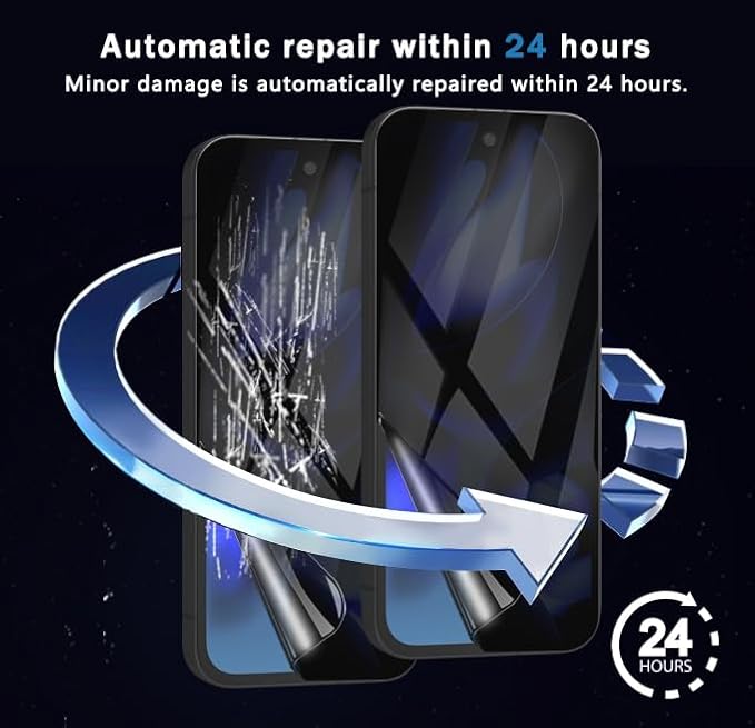 1 Pack for Google Pixel 9a Privacy Screen Protector - Image 3