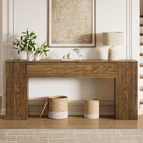 FABATO 70.8” Fluted Long Console Table - Image 3