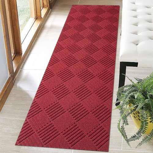 Hallway Runner Rug 5x34FT Custom Sizes, Commercial Runner Rubber Backing by Unknown