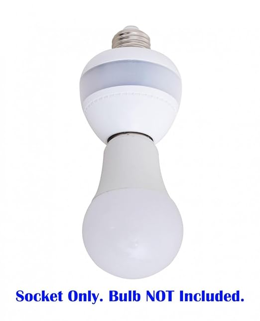 eLEDing Motion Sensor Retrofit Light Socket Adapter – Radar Motion Screw Base - Image 5