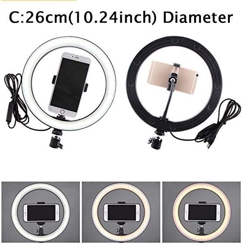 Ring Light OEBLD Dimmable with 3 Light Modes & 10 Brightness Level 360° Rotae - Image 7
